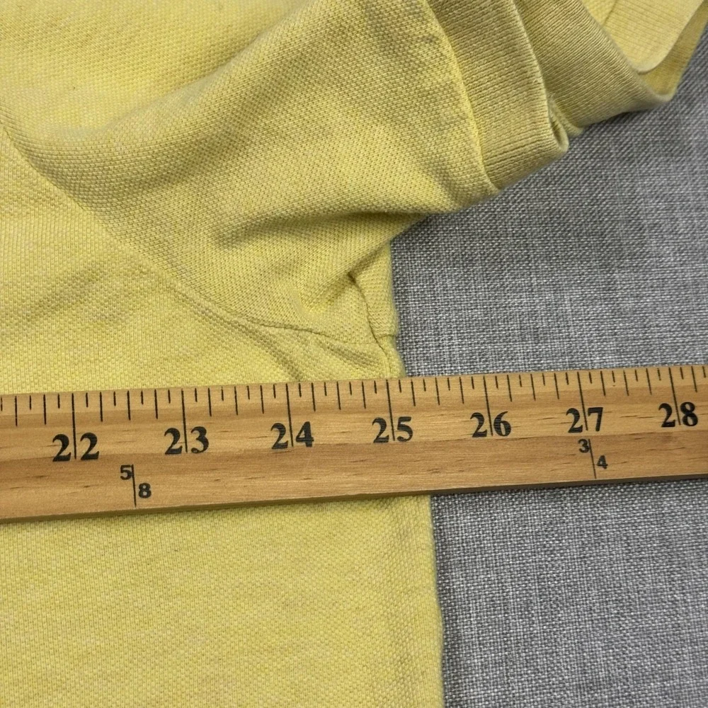 Polo Ralph Lauren Polo Shirt Mens 2XL Yellow Cotton Short Sleeve Embroidered